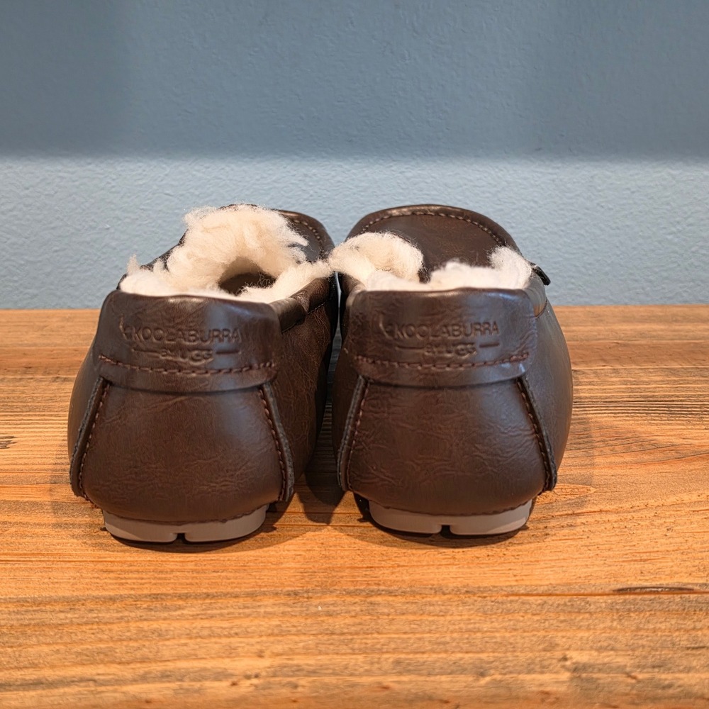 Koolaburra by UGG Mens Tipton Slipper Brown Faux Leather Moccasin 11 - Picture 4 of 11